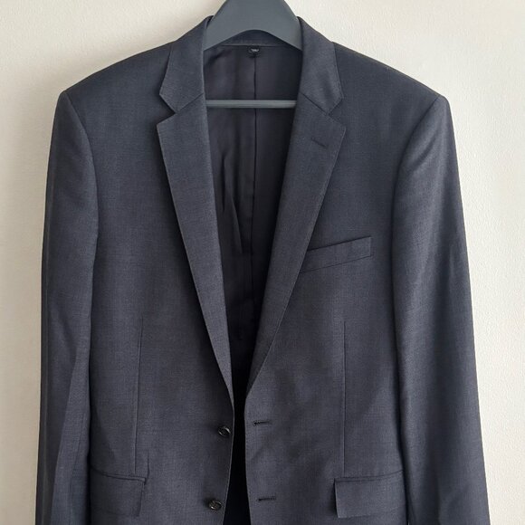 $1200 J.CREW Classic Ludlow Navy Wool Suit 38-40 Long, Pants 34x32 - Picture 2 of 15